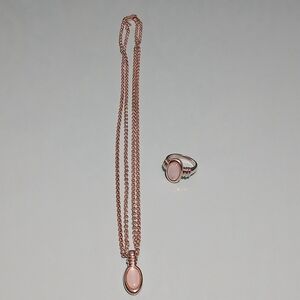 Silver and White Elegant Ring